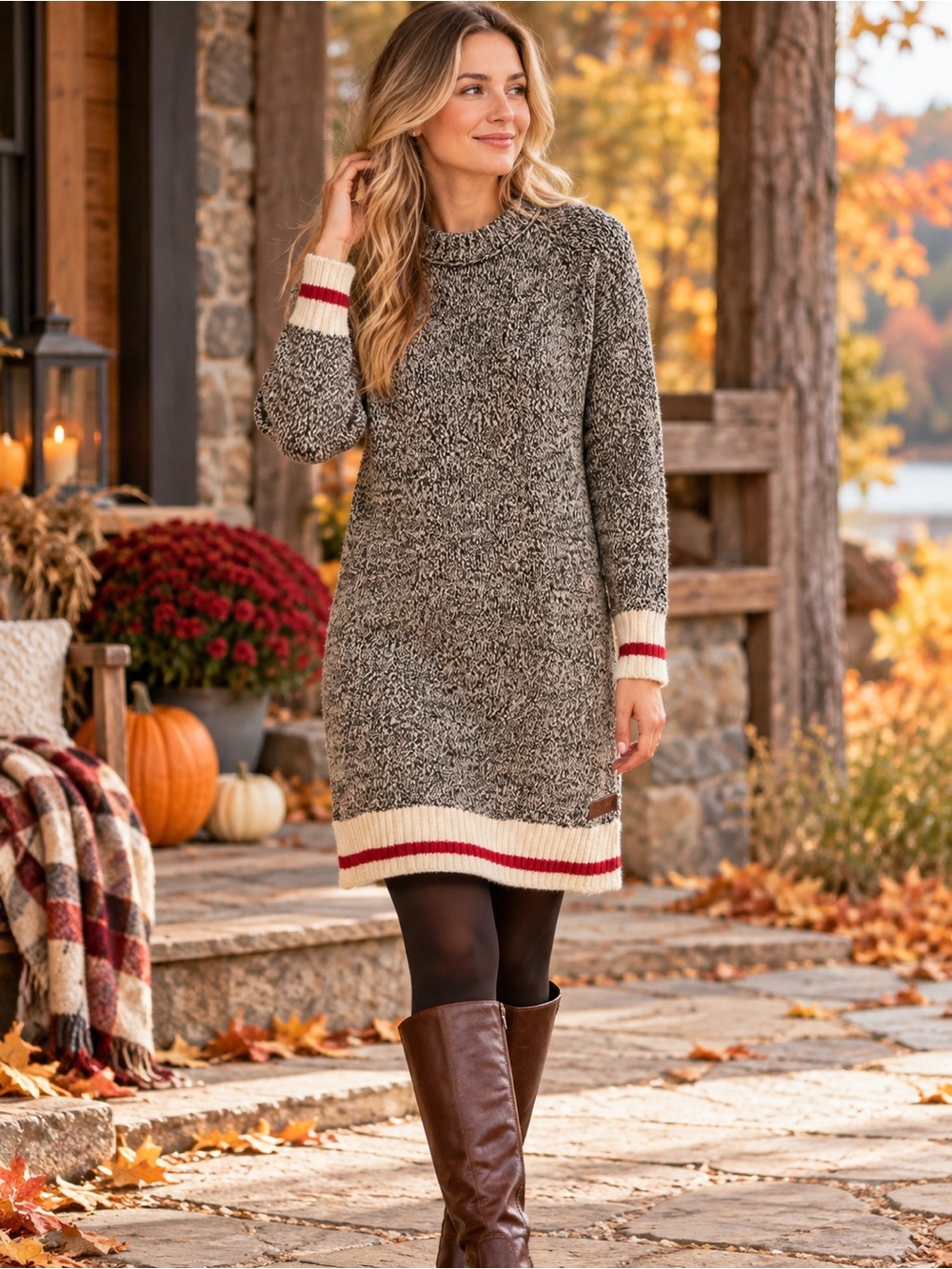 RootsWomen’s Small Cable Knit Sweater